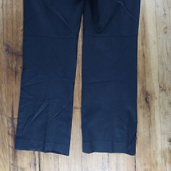 THEORY BLACK COTTON STRETCH OFFICE BUSINESS WORK PANTS SIZE 4 - Picture 6 of 8